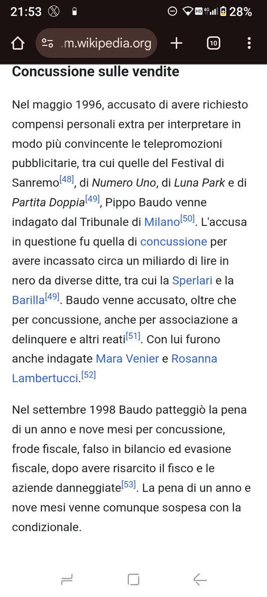Se scrivo che evadere è cosa buona e giusta per l'economia di questo disgraziato paese, vengo seppellito di insulti. Chi, invece, ha evaso realmente ed è stato pure condannato, viene incensato come persona distinta e meritevole.