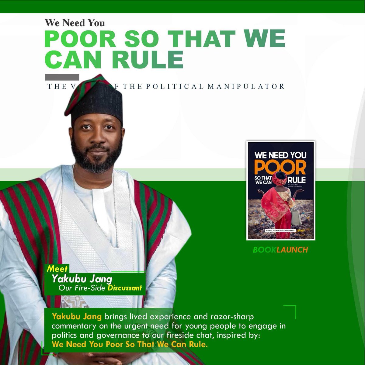 Join Us Tomorrow, Sunday, August 17, 2025, for a thought-provoking discussion and presentation on the topic : 

"We Need You Poor So That We Can Rule The Voice of the Political Manipulator."