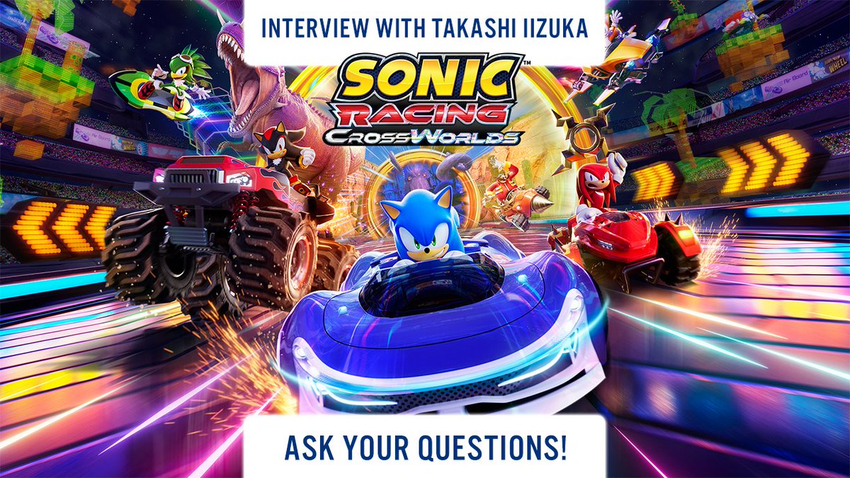 Takashi Iizuka, Head of Sonic Team, will be at this year's <a href="/gamescom/">gamescom</a>!

Do you have any questions about Sonic Racing: CrossWorlds? Comment yours below and we’ll be asking him some of the best ones 👀