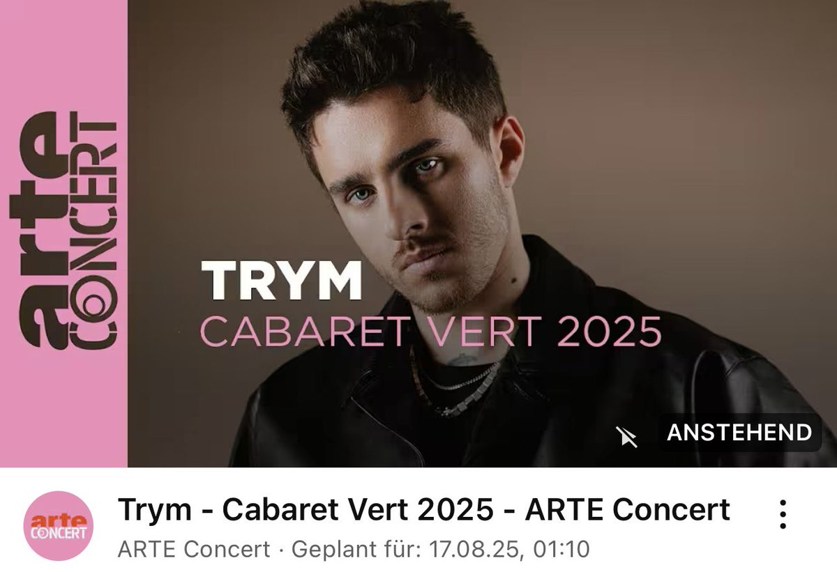djcooky78's tweet photo. Trym - Cabaret Vert 2025 - ARTE Concert live stream starts later tonight 01:10 https://t.co/plRld8xtyK @CabaretVert @trymlegit @FrauXausNRW @FAZEmag @Groove_Mag @1992Raver @oldskoolcore @WorldOfRave @Pat25R09 #CabaretVert #Trym #techno #festivals2025 #summervibes #summer2025 https://t.co/rJLBUlfdRr