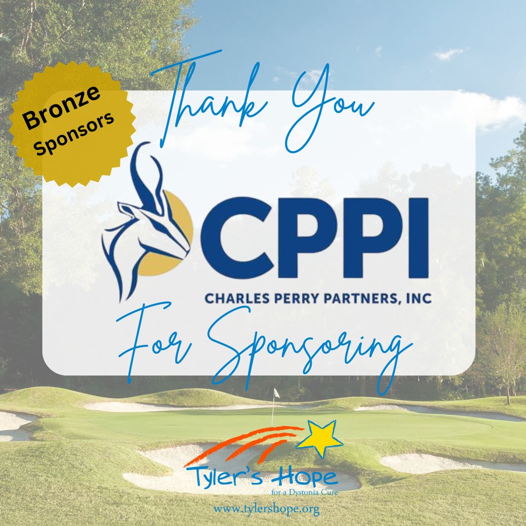 TylersHope's tweet image. Big thanks to @CPPI_News for sponsoring #HopeWeekend2025! Your support helps us build a future without DYT1 dystonia — one foundation of hope at a time. 💙

#TylersHope #CPPI #20YearsOfHope #TogetherForACure #DystoniaAwareness