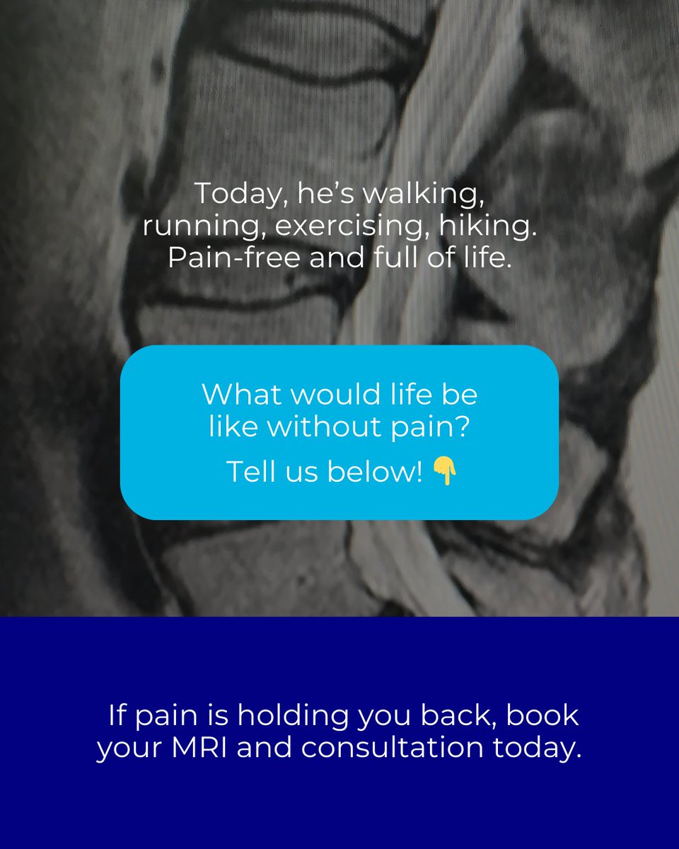 JDchiro's tweet image. Can’t walk. Can’t sleep. Can’t run.

When pain takes control of your life, everything feels harder.

But you don’t have to live like this. Relief is possible 💪✨

👉 Book your consultation today and start taking your life back.

#BackPainRelief #SciaticaHelp #SpinalDecompression…