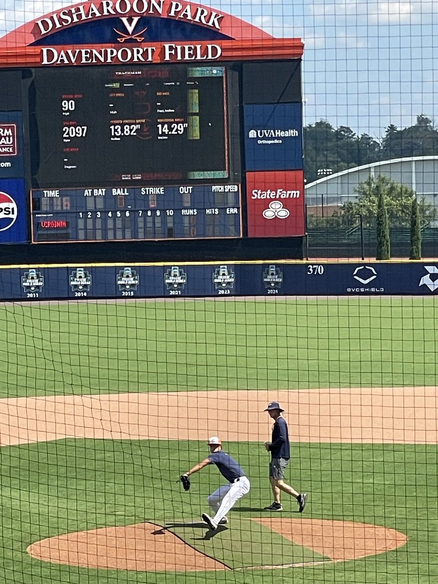 Thank you so much <a href="/UVABaseball/">Virginia Baseball</a> <a href="/coachchris14/">Chris Pollard</a> <a href="/Sakowski_UVA/">Brian Sakowski</a> for the great camp! I had an amazing time and am so blessed for the opportunity to throw in front of the UVA staff. <a href="/official_hitdog/">OfficialHitDogs</a> <a href="/baseballcrazy00/">Tony Leonard</a> <a href="/blanc_rick/">Rick Blanc</a> <a href="/BUncommitted/">Baseball_Uncommitted</a> <a href="/BaseballDow/">Dow High Baseball</a>
