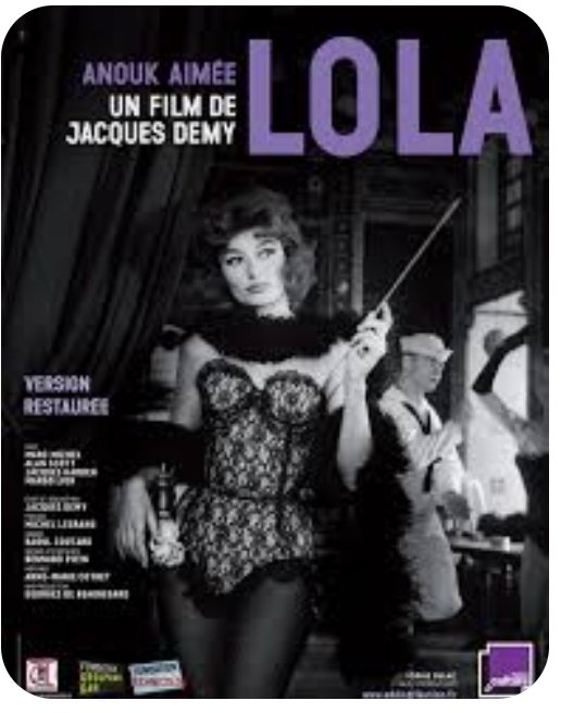 lolarafia's tweet image. Le titre du film #Lola de JacquesDemy avec #AnoukAimée. 💋