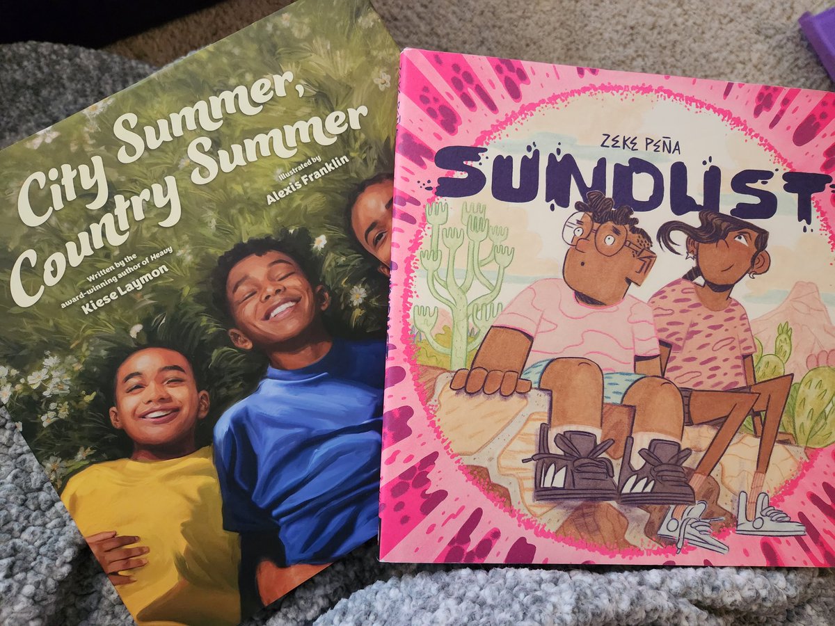 Carey Copeland (@cdia040610) on Twitter photo These two awesome picture books are heading your way <a href="/HalburJennifer/">Jennifer Halbur 🤓📚💜</a> !! #bookposse
<a href="/zpvisual/">Zeke Peña</a>
<a href="/BaizeShephard/">Kiese Laymon</a>
<a href="/alexisvicki/">Alexis Franklin</a>
<a href="/KokilaBooks/">Kokila</a> These two awesome picture books are heading your way <a href="/HalburJennifer/">Jennifer Halbur 🤓📚💜</a> !! #bookposse
<a href="/zpvisual/">Zeke Peña</a>
<a href="/BaizeShephard/">Kiese Laymon</a>
<a href="/alexisvicki/">Alexis Franklin</a>
<a href="/KokilaBooks/">Kokila</a>