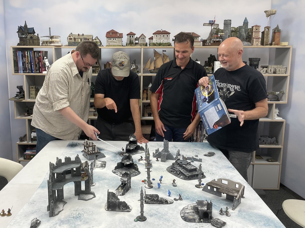 Did you catch the <a href="/WargamesIll/">Wargames Illustrated</a> interview series with Frostgrave author Joseph A. McCullough and the head of Osprey Games Philip Smith?

Check it out on YouTube to hear about 10 years of Frostgrave, the game's anniversary special edition, and more: bit.ly/45zN5vz