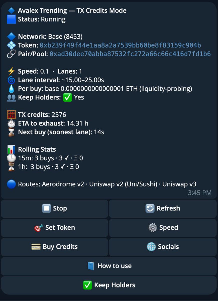 Our Trending and Volume Bot utility tools will be released later today 👀

Who else is excited?! Big day for the $AVLX ecosystem.