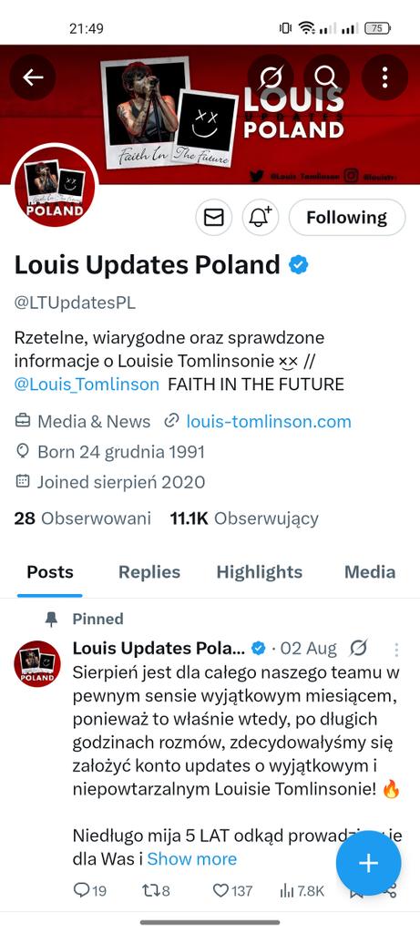 stvlessmile's tweet photo. @LTUpdatesPL Dlaczego Louis? Bo jego siła i wytrwałość przypominają mi, że nawet w najtrudniejszych chwilach można iść dalej. Jego muzyka daje mi poczucie domu i sprawia, że czuję się częścią czegoś większego. To dzięki niemu od lat zbieram wspomnienia, które zostaną ze mną na zawsze🫶 https://t.co/cmIZ1CnJtI