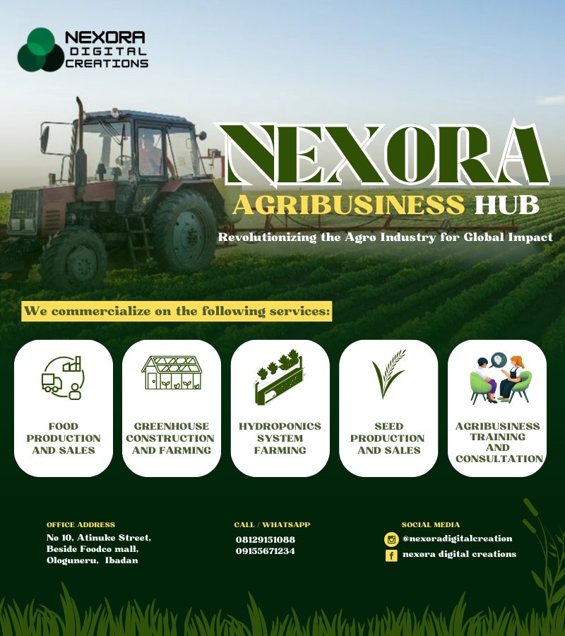 Day 16/30: Sowing seeds of creativity! Designed an agribusiness flyer that's ripe for the harvest. #FlyerChallenge #Agribusiness #DesignInspiration #30DayFlyerChallenge #GraphicsDesign #Nexoradigitalcreations
