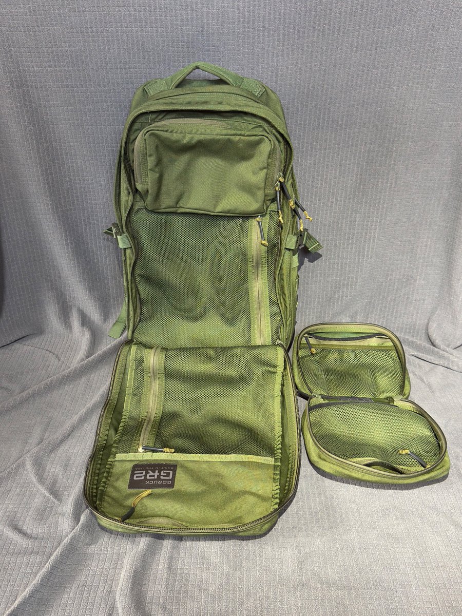 SullyJoe's tweet photo. [WTS] GR2 (Green, Made in USA) + Matching Field Pouch (Made in USA)

Pricing Options (shipped CONUS):
• GR2 + Field Pouch (bundle): $375
• GR2 solo: $325
• Field Pouch solo: $60

Would prefer to sell as a bundle, but open to separating if needed. https://t.co/VW7Mavy3Ua