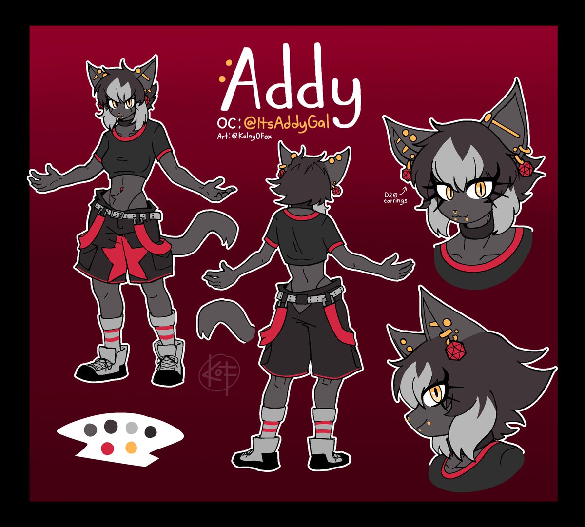 ItsAddyGirl's tweet photo. Ref sheet, thanks Joe
@Kalay0Fox https://t.co/RWENC61hnp