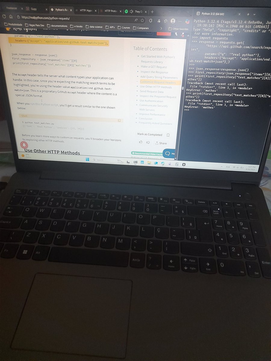 macielestudo's tweet image. #python #devpython #dev #Backend 
It&apos;s Saturday. Let&apos;s goooooo.
