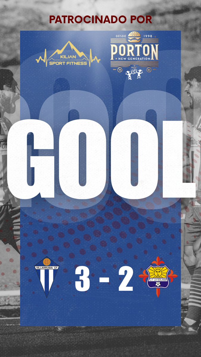 ⌚ 80'

🍇 Viña Xétar Villarrubia 3️⃣
🟡 C.F. La Solana 2️⃣

⚽⚽⚽ Goooooollllll  de Álex Jiménez ⚽⚽⚽

#SeguimosLatiendo 💙 #CopaDiputación 🏆