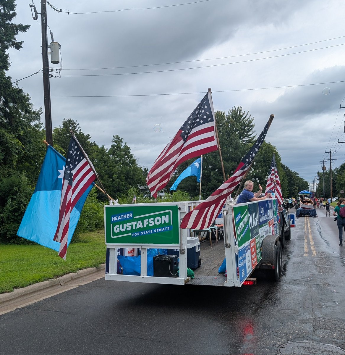 When we woke up this morning, we weren't sure how a parade would be possible but it cleared up (mostly 😊) in time for a fantastic turnout at the Lino Lakes Blue Heron Days parade! Grateful as always for the volunteers who work hard to make this a success every year.