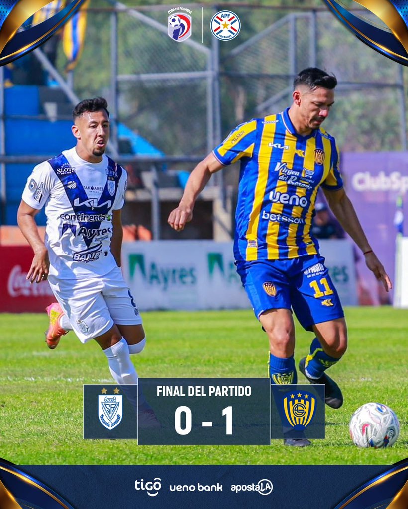 CopaDePrimera's tweet photo. 🗣️ ¡Final del partido! 

➡️ @ClubSpAmeliano 0
➡️ @SpLuquenOficial 1

🗓️ Fecha 8 

#ClausuraAPF2025 🇵🇾
#CopaDePrimera 🏆 https://t.co/qUEUS5mVdj
