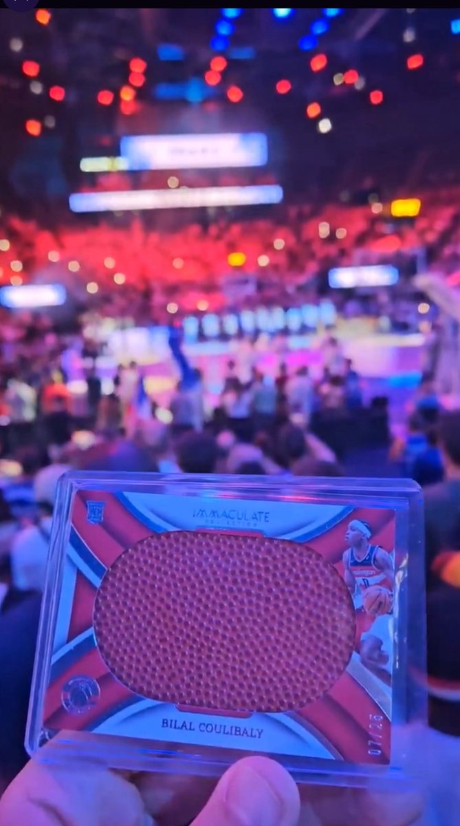 VHottelart's tweet image. Ma contribution pour le #summerhobby

Une carte de Bilal Coulibaly lors du match de préparation #FRAESP de l&apos;@EuroBasket 

Panini Immaculate 23/24 - Ball Patch - 07/25

#nbacardsaddict #thehobby