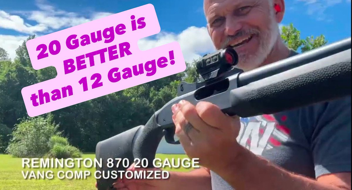 PincusRob's tweet image. Today’s NSSM Video features a customized 20g Remington 870.

youtu.be/lKKWebskY_Y

This particular shotgun is an awesome example of what @VangComp can do to make ANY Shotgun a better defensive tool.

#vangcomp #remington870 #tacticalshotgun @NSSF @mrsnow_makes
