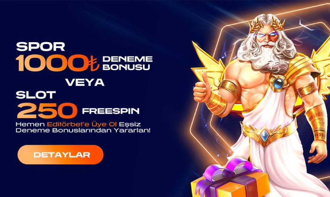 🟠 EDİTÖRBET | DENEME BONUSU 

🏆1000₺ &amp; 250 Freespin

💸Min 500₺ - Maks 2500₺ Çekim

☑️Giriş Adresi: edtbt.ink/Frmfx

#denemebonusu Göztepe - Fenerbahçe #bahis #GÖZvFB özlem çerçioğlu #slot #FenerinMaçıVar Akşam #casino Gelibolu