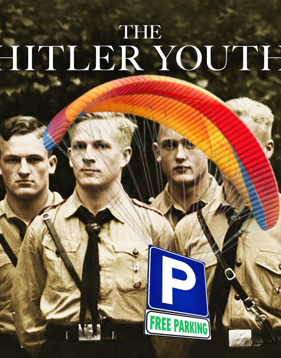 Live footage of the paraglider at the Zionist summer camp: