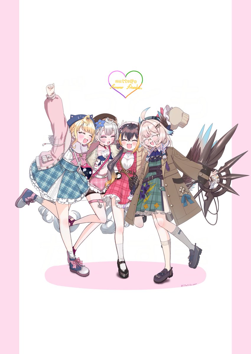 17AmAtOu_saan's tweet photo. #zuttoღo 🧡🩷💜💚
#PetraArt #Reimural #Palouette #DrawMillie https://t.co/2RDsBUgQlp