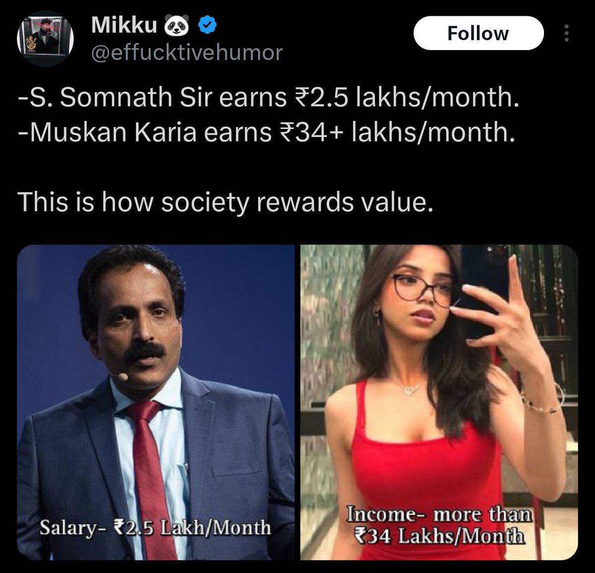 Subscription Buyers - Men 🤷🏻‍♀️
People who enjoy her content – Men 🤷🏻‍♀️
RR on social media - Men 🤷🏻‍♀️ 

It's their choice what they want to see
(I'm not defending Muskan Karia)