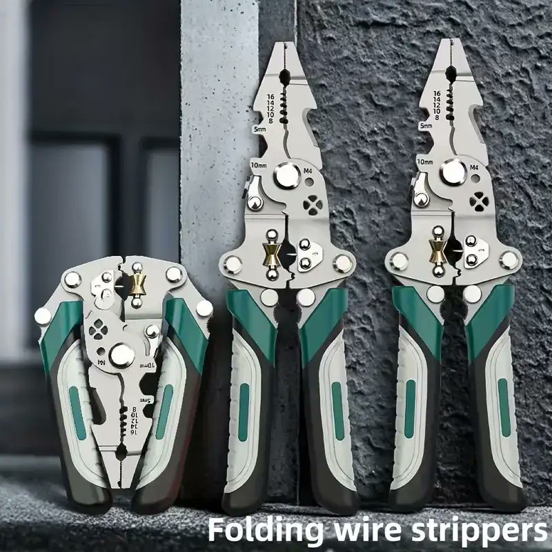ZahidAl90580187's tweet image. Multifunctional Foldable Wire Strippers: Special Wire Strippers for Electricians, Can Strip Wires, Cut Wires, Twist Water Pipes, Crimp Terminals, Etc.
👉 item link: temu.to/k/eu7x0se6l2a
 
#strippers #wirestrippingmachine #FoldingDesign