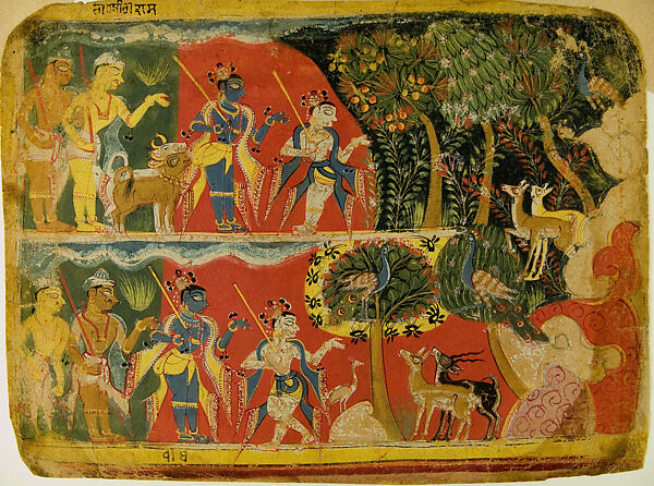 Arthistorian18's tweet photo. 5. Krishna and Balarama Taking the Cattle to Graze" – another folio from the Bhagavata Purana manuscript collection, dating to 1520–1540

5/5

#janmashtami2025  #JanmashtamiCelebration  #KrishnaJanmashtami2025 
#KrishnaJanmashtami https://t.co/zWtj2VhECU