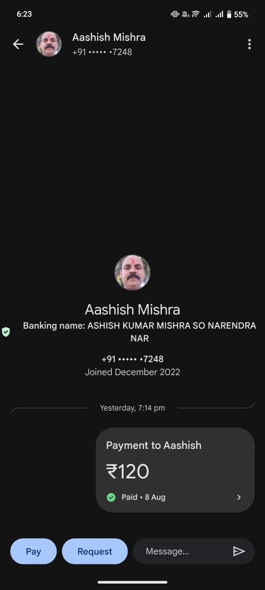 AlleUmesh's tweet photo. @Uber_India I paid the driver for trip through UPI. Find the attached payment screenshot. Invoice no. GBAGIIIE25003183. Pls remove pending payment from my account. Email Id - umesh.alle@gmail.com https://t.co/rhLOztRCkn
