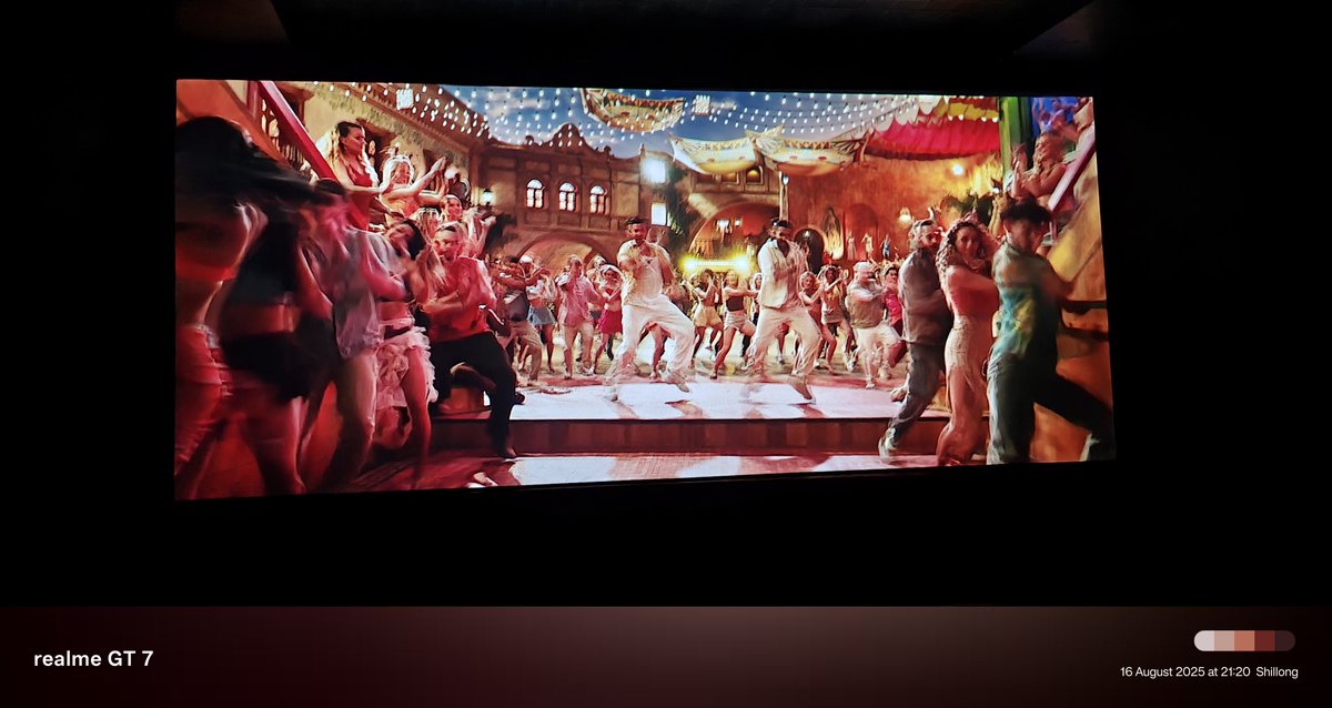 VeeraWritings's tweet photo. 2nd time watching again in Shillong.... This time for #Kabir @iHrithik

#AgentVikram #NTR @tarak9999 @yrf https://t.co/UdyIejEkHX