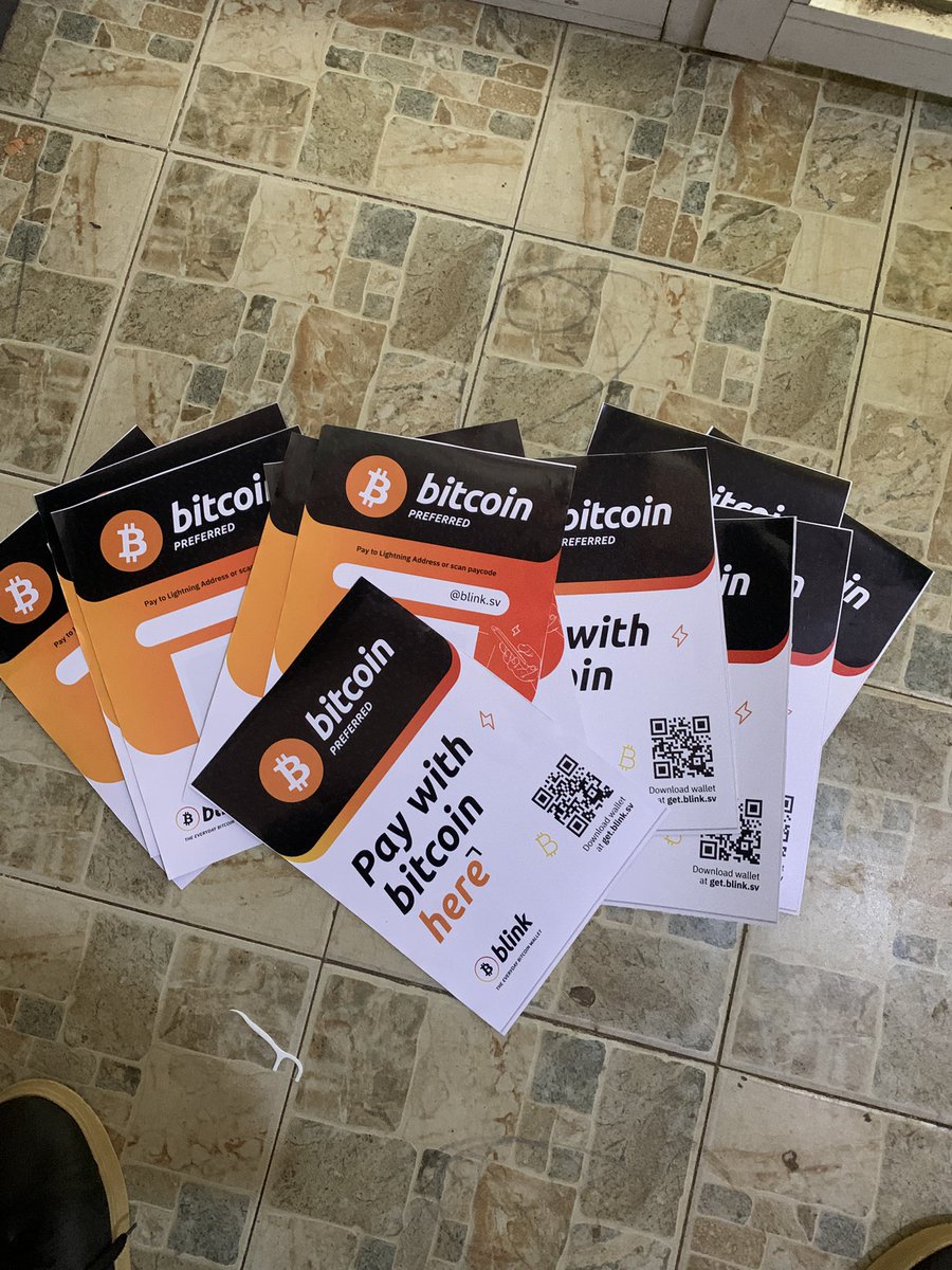 It’s a Saturday🥳

Let’s go and onboard some vendors to start accepting #Bitcoin🔥

#AfricaAdoptsBitcoin
