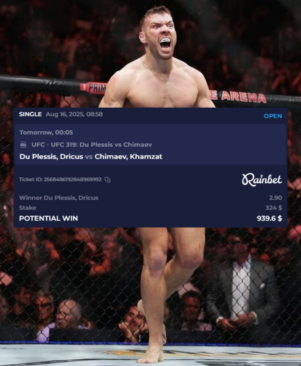 All in on Du Plessis, let’s see if he delivers 💥