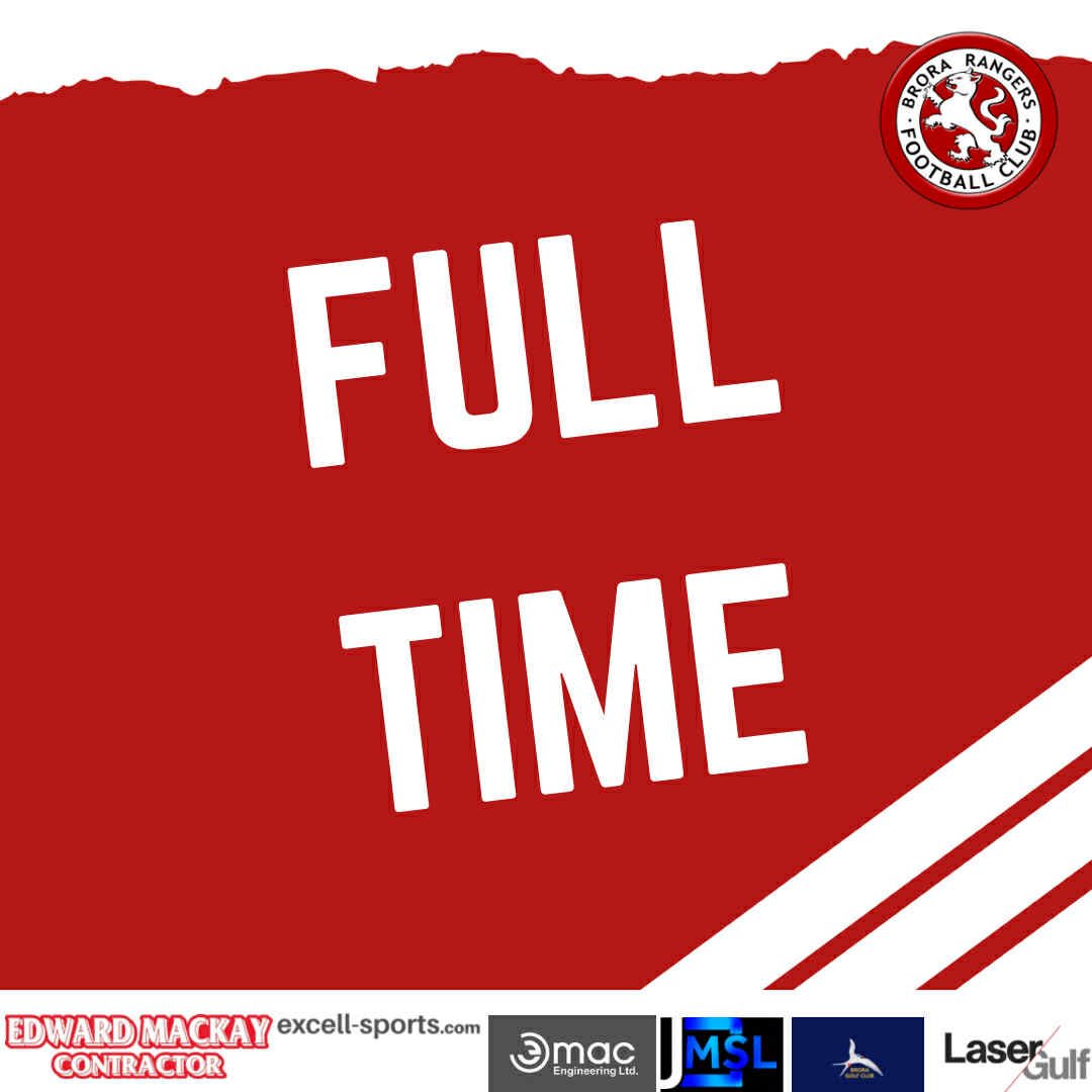 brorarangers's tweet photo. FT 🔴 3-1 🟡 

Brora claim the points thanks to a Sutherland double and a Wilson strike https://t.co/nOGOAzfKhU