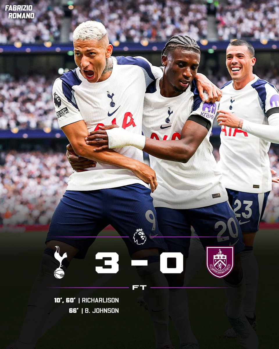 🤍🔛 The perfect start for Spurs!

Who’s been your Man of the Match?