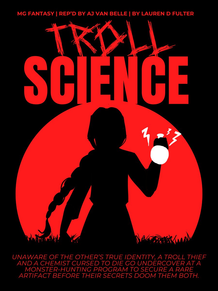 WITCHLINGS x TROLLHUNTERS

🥔monster at a monster hunting program
🧪neurodivergent &amp; learning disability rep  
🥔 STEM based magic 
🧪 tired father figure who accidentally acquires daughters trope (found family for days)
🥔tweenage identity crises

#PosterPit #AG #F #MG