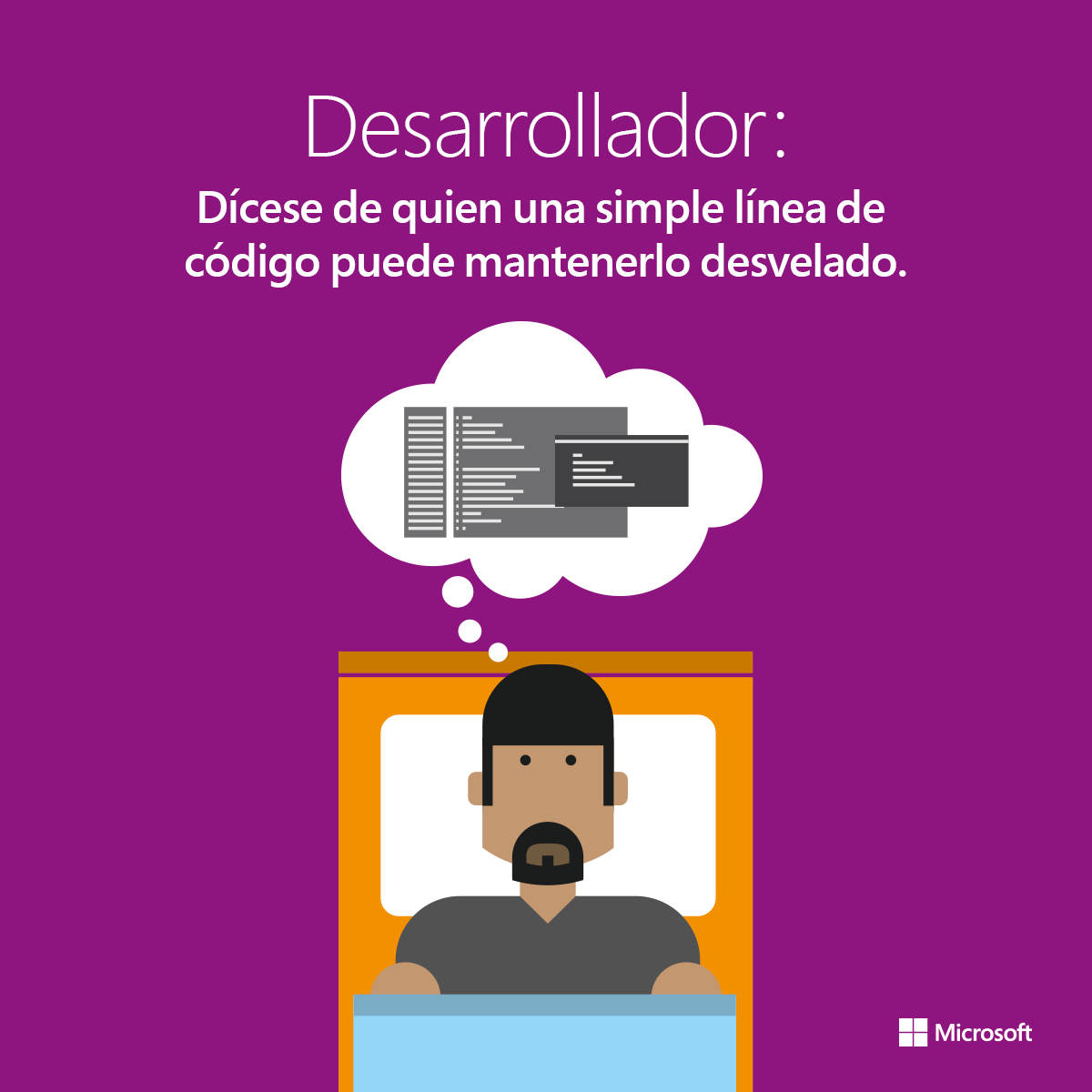 Una línea de código puede quitarnos el sueño… y darnos la solución. Así somos en Acmasoft.
#Desarrollador #Dev #Acmasoft #Microsoft