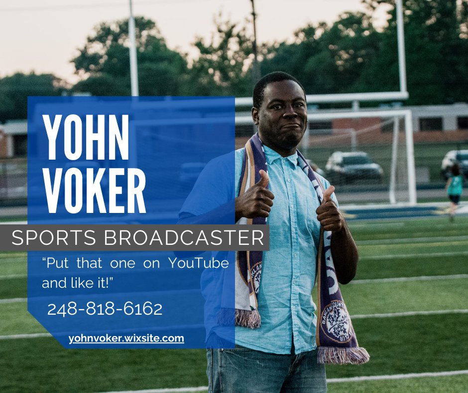 The 2025-26 College Sports season is getting started!

I’m seeking opportunities in sports broadcasting, including play-by-play at the local, college, or professional level within the Detroit Metropolitan area.

You can check out my portfolio here: yohnvoker.wixsite.com/yohnvoker