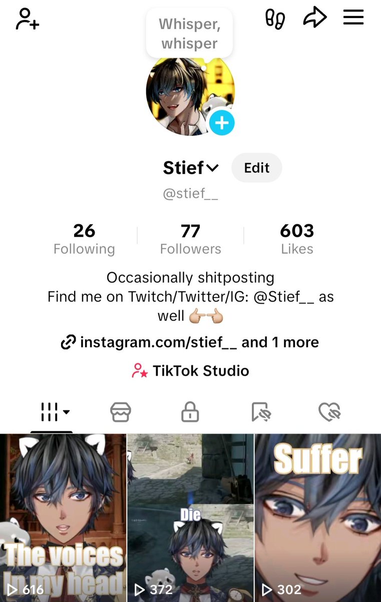 The thumbnails on my three recent Tiktoks are wild, there was no deeper intention, I swear 😆