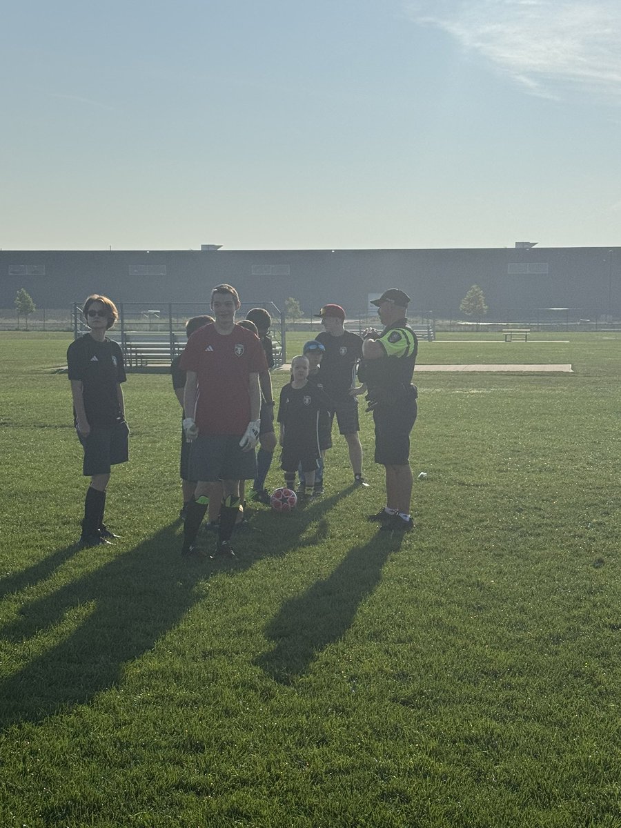 Had a great morning welcoming and cheering on our special olympians for the St Thomas Invitational soccer tournament with <a href="/KimManuel242/">Kim Manuel</a>