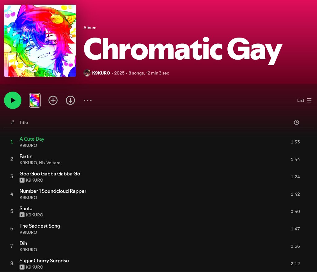 K9_KURO's tweet photo. I UPLOADED MY FIRST ALBUM 🎹🎵
It includes all the songs we made on stream! ❤️‍🩹

Pls have a listen to the worst things on earth!

⏬⏬⏬⏬⏬
https://t.co/5kkpRqjyu8 https://t.co/JxFgZ3s1oO