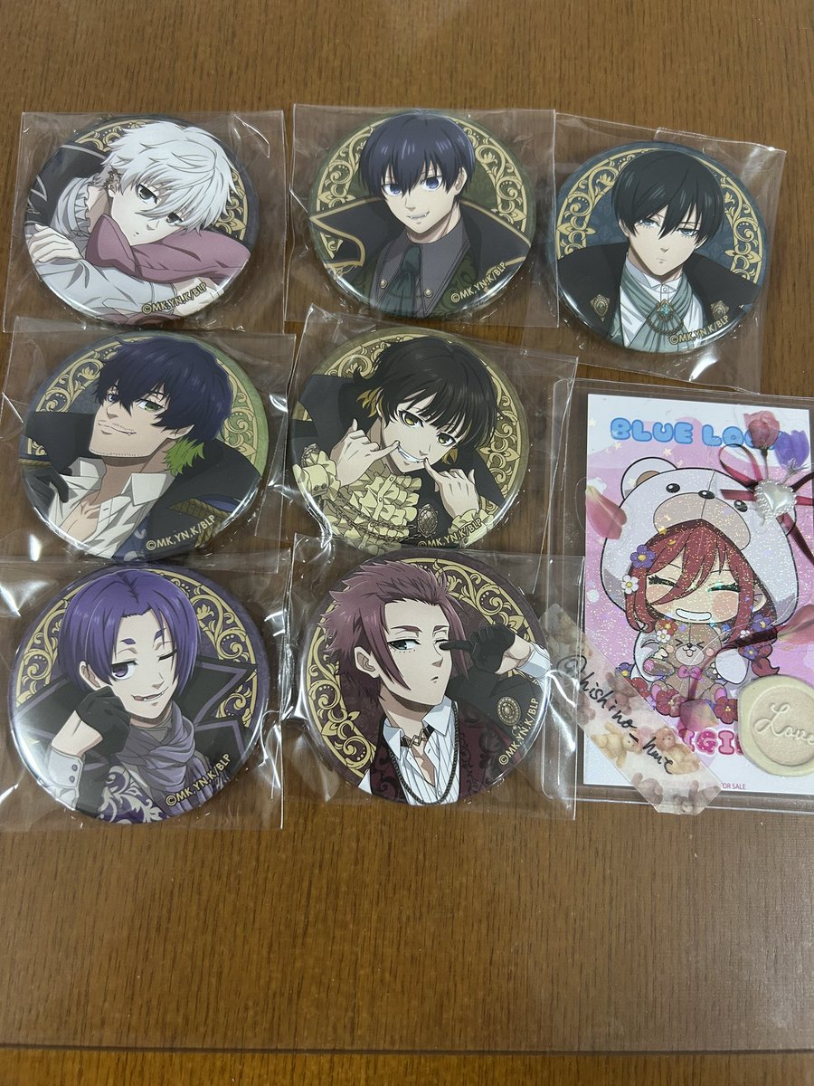 【譲渡・異種交換】ブルーロック　Vampire キャラナップ　缶バッジ
【譲】画像1〜2
【求】定価＋送料（凪、凛は愛空を含むお取り引きのみ）、または異種は要相談ﾊｲｷｭｰ（孤爪、赤葦、北）
郵送または手渡しは都合が合う場合のみ
お気軽にお声掛けください。