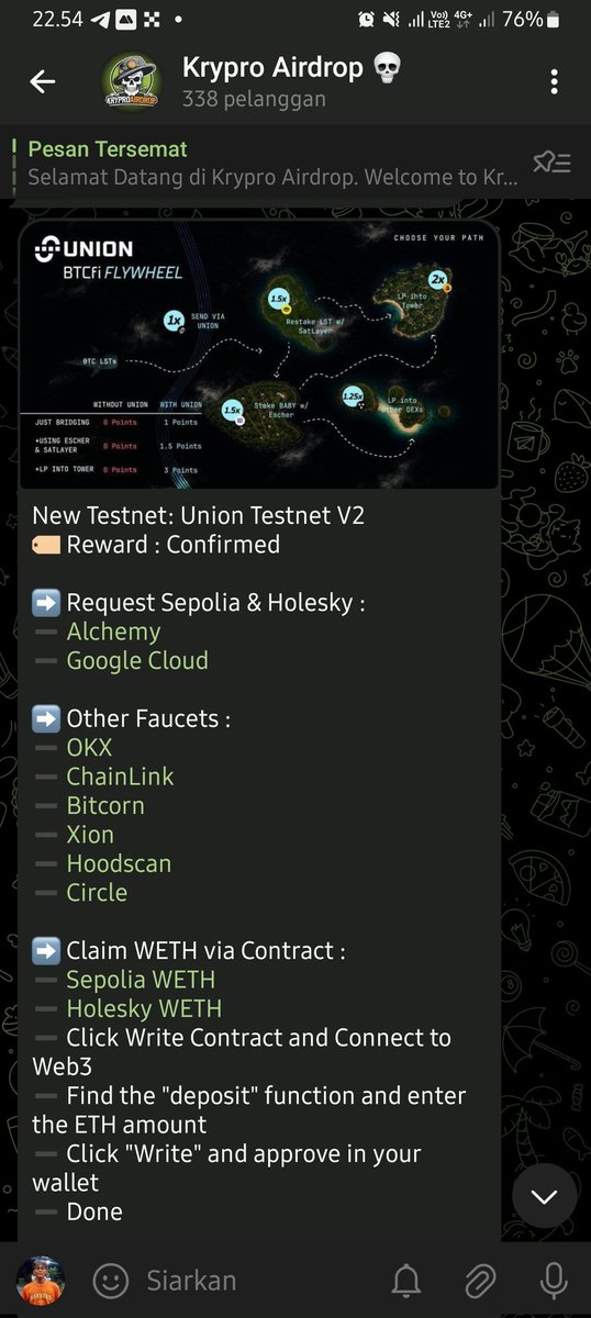 kryproairdrop's tweet photo. Union Testnet V2 since Mei !
@union_build
Haven't joinned yet?
https://t.co/6eOvJxRBY8
#UnionBuild #Union #UnionTestnet #Testnet #Web3 #Crypto #Ethereum https://t.co/LdzitHYXrF