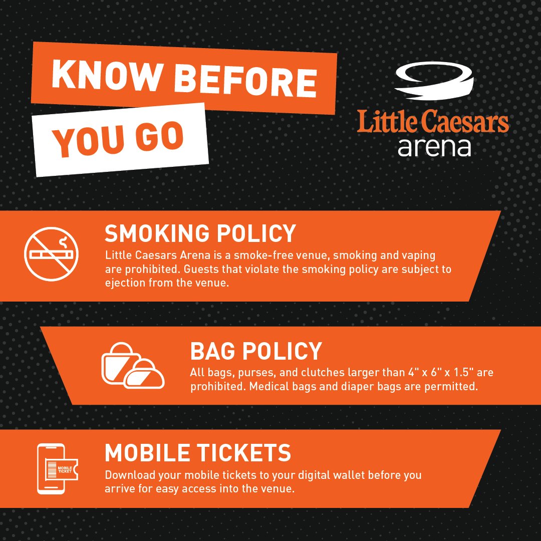 Little Caesars Arena (@lcarena_detroit) on Twitter photo It's okay, we're okay because <a href="/tatemcrae/">Tate McRae</a> is HERE! 💛🏎️
🚨 Multiple events are happening downtown. Plan ahead & arrive early!
🚪 Doors - 6:30PM
🎵 Music - 7:30PM
🚘 Parking - bit.ly/45kEqyh
ℹ️ Policies - bit.ly/3xagQFQ It's okay, we're okay because <a href="/tatemcrae/">Tate McRae</a> is HERE! 💛🏎️
🚨 Multiple events are happening downtown. Plan ahead & arrive early!
🚪 Doors - 6:30PM
🎵 Music - 7:30PM
🚘 Parking - bit.ly/45kEqyh
ℹ️ Policies - bit.ly/3xagQFQ