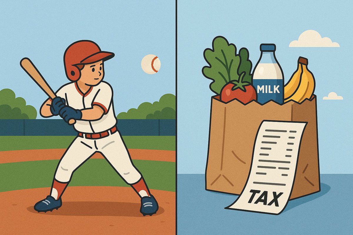 adamfeil's tweet photo. Illinois is ending its 1% grocery tax, the revenue from which was given to local municipalities. So now towns have the option of putting in their own 1% grocery tax.

The mayor of New Lenox says if they don't add a local 1% grocery tax, they'll lose $1M per year in revenue! https://t.co/78o1NkSMCk