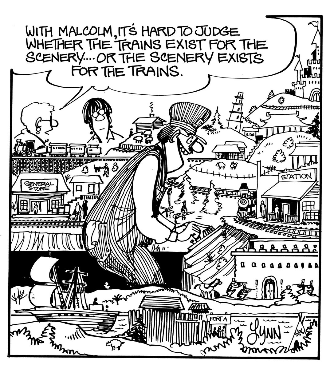 Here's another one for the #modelrailway fans! Do you enjoy building your own scenery, or is it more about the trains for you?

#modeltrain #modelrailroad #modelrailroader