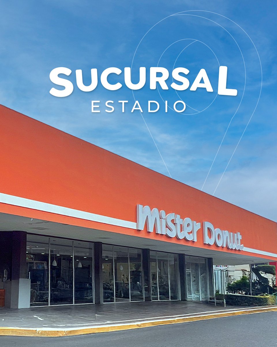 Siempre es un buen momento para pasar por tu sucursal favorita. 🧡 La atención, el sabor y la alegría de siempre te esperan. ✨ #MisterDonut #UnGustoParaTodos