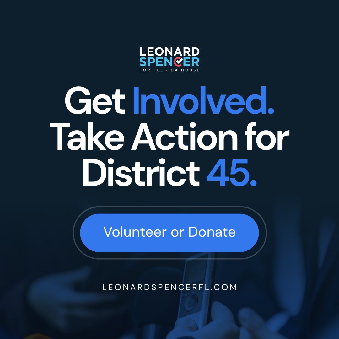 Our campaign is built with people like you – neighbors, parents, students, and small business owners - who want to move District 45 forward. 

Now’s the time to get involved. Knock on doors. Host a conversation. Fundraise with friends. 

Sign up + donate: secure.actblue.com/donate/leonard…