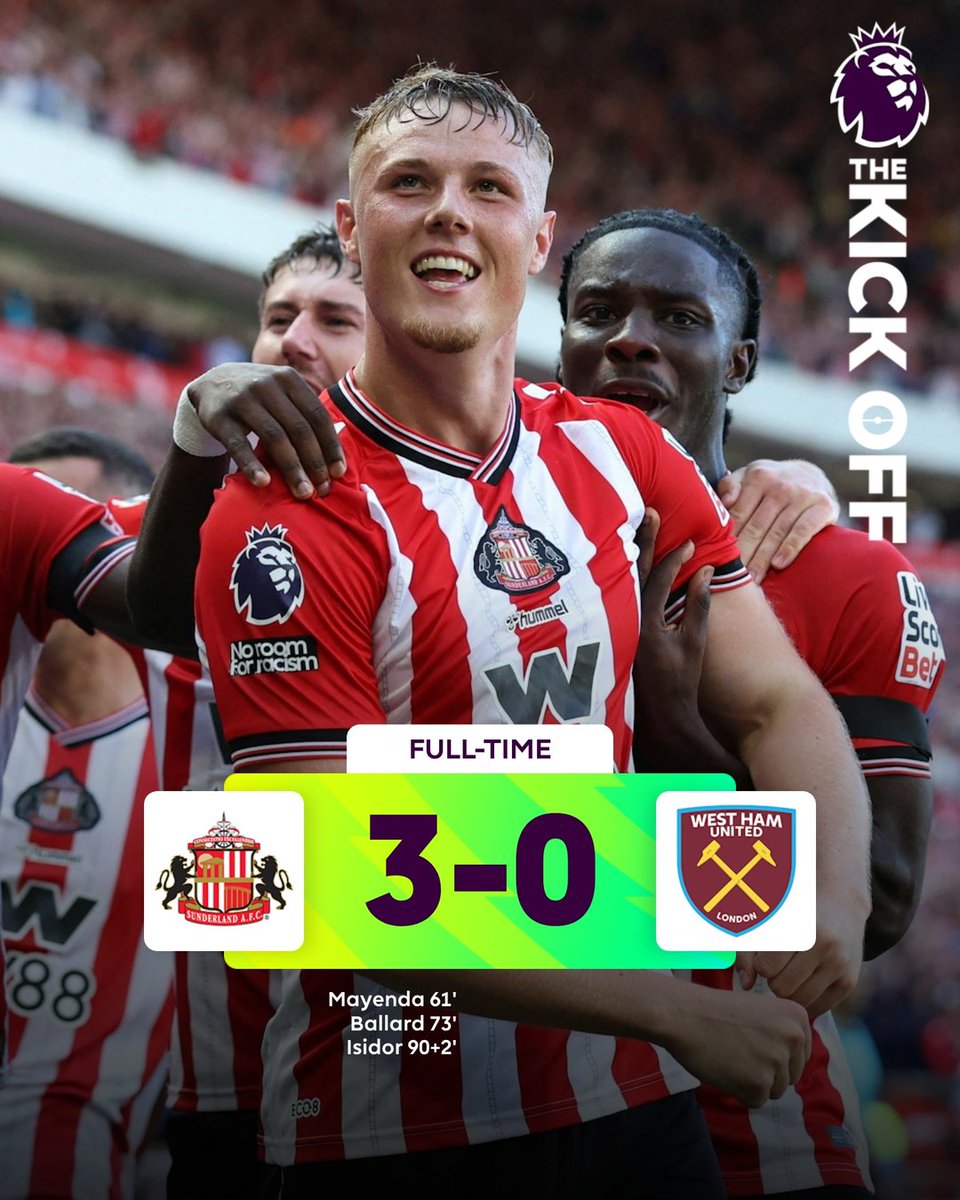 Premier League (@premierleague) on Twitter photo After eight years away, <a href="/SunderlandAFC/">Sunderland AFC</a> are back in the Premier League with a BANG 😤 After eight years away, <a href="/SunderlandAFC/">Sunderland AFC</a> are back in the Premier League with a BANG 😤