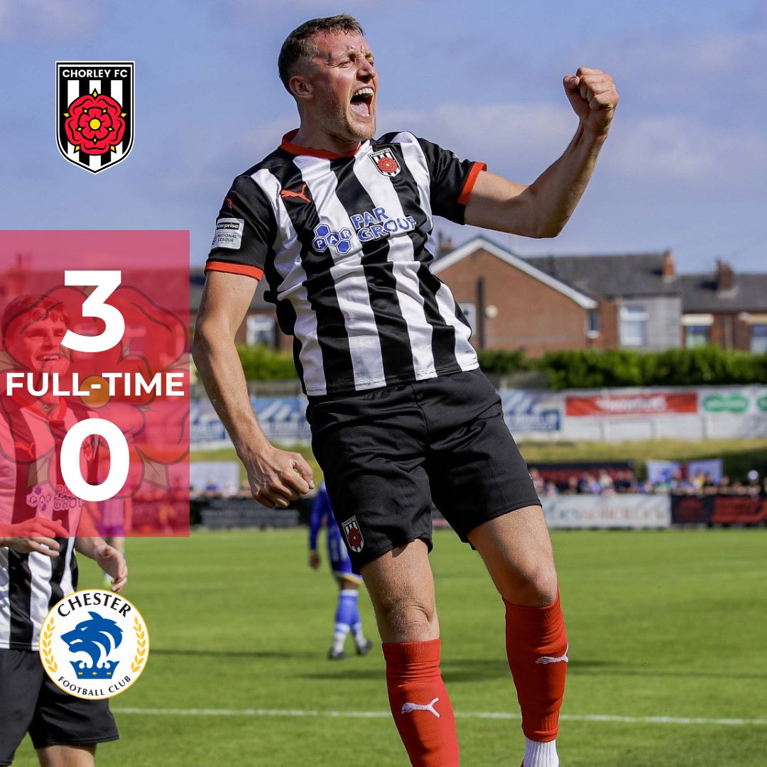 Three goals, a clean sheet and all three points this afternoon. GET IN!

#WeAreChorley