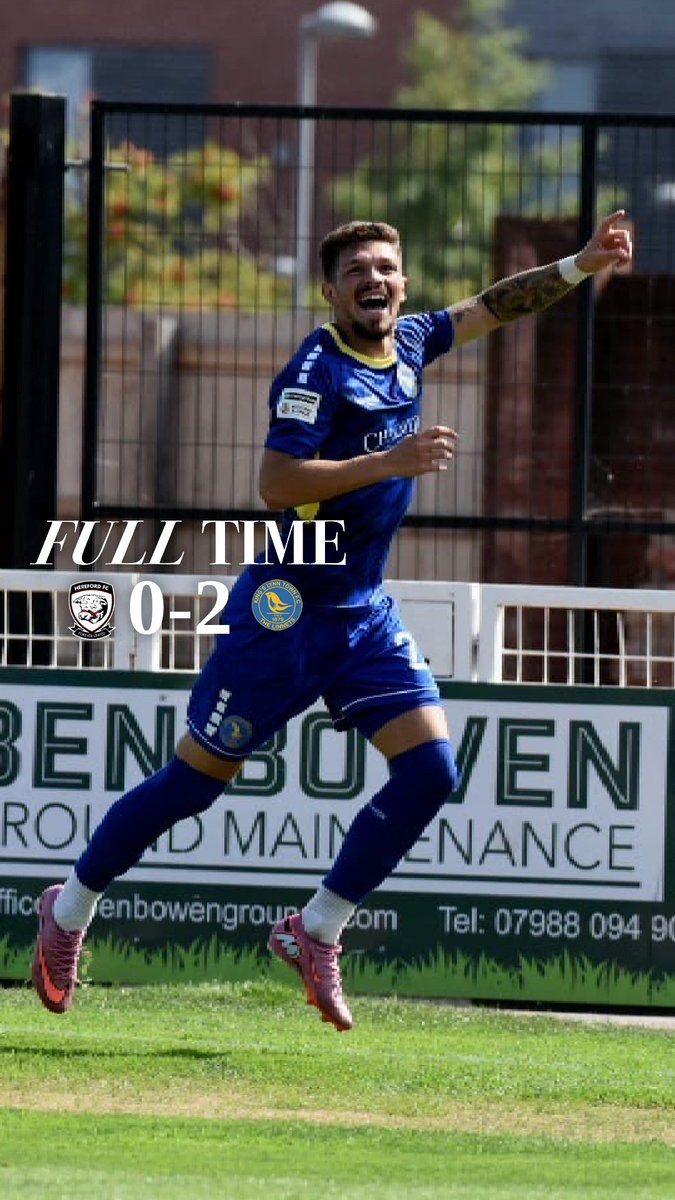 FULL-TIME: All over in Hereford ⏱️

Saturday afternoon ✅
Three points ✅
Clean sheet ✅

Some day.