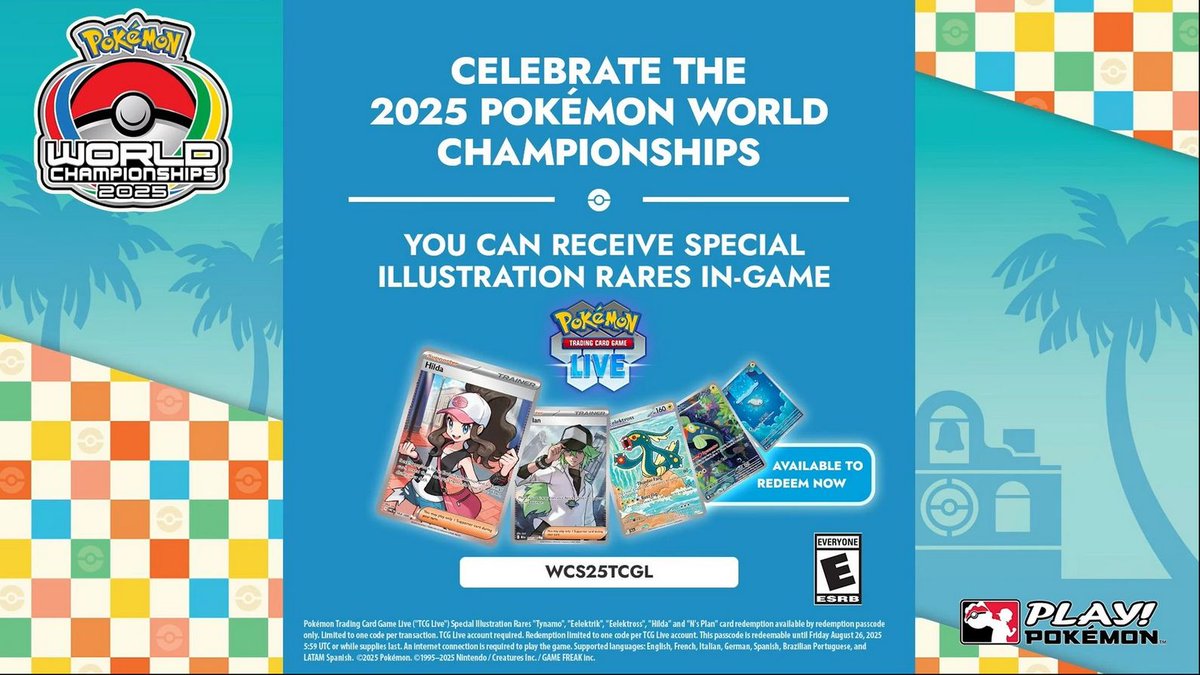 Pokebip's tweet photo. #WorldsPokemon : Dernier jour pour utiliser le code permettant d'obtenir des cartes sur #PokemonTCGLive !
➡️ WCS25TCGL
➡️ Offre les cartes AR d'Anchwatt, Lampéroie, Ohmassacre, Ludvina et Plan de N
Détails : https://t.co/cbWs4clzXc https://t.co/T0w1rLl1Ju